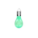 Lampa Solara LED Decorativa sub forma de Bulb, pentru exterior, suspendata, IP65, Ultron Verde, Flippy