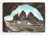FA145 -Carte Postala - ITALIA - Dolomiti. The Cime di Lavaredo, circulata