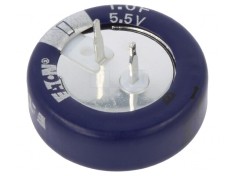 Supercondensator THT 1F 5.5V 21.5x7.1mm