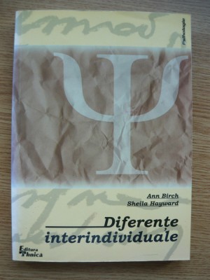 BIRCH / HAYWARD - DIFERENTE INTERINDIVIDUALE - 1999 foto