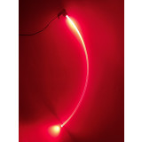 Lumini ambientale Rosii cu 2 surse LED si 2m Fibra optica - FK-S2M2L-RED
