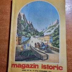 Revista Magazin Istoric - noiembrie 1981
