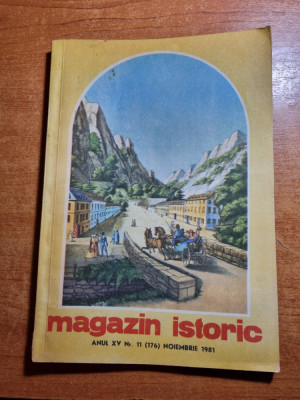 Revista Magazin Istoric - noiembrie 1981 foto