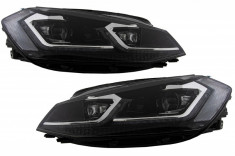 Faruri LED compatibile cu VW Golf 7.5 VII Facelift (2017-up) cu Semnal Dinamic RHD foto