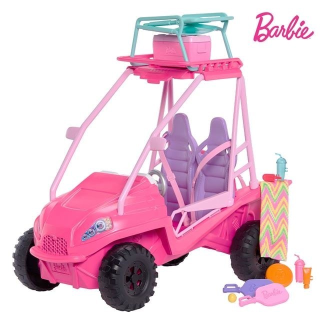 Set Barbie Beach Detectives Ultimate Beach Buggy - Mattel