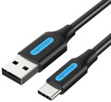 Cablu alimentare si date Vention, USB 2.0 (T) la USB Type-C (T), 1.5m rata transfer 480 Mbps, invelis PVC, negru, &quot;COKBG&quot; (timbru verde 0.18 lei) - 69