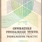 Operatiile finisajului textil-indrumator practic