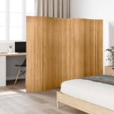 VidaXL Paravan de cameră din bambus, culoare naturală, 250 x 165 cm