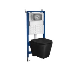 Leziter Set rezervor WC montat pe perete Roya Milos BLM 81GRE Mobalis Homvera