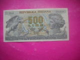 HOPCT 500 LIRE 1966 ITALIA -X FINE-FRUMOASA