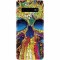 Husa silicon pentru Samsung Galaxy S10, Abstract Multicolored Skull