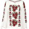 Bluza tip ie traditionala, dama, ML26, marime 4XL, alb