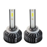 Cumpara ieftin Set 2 LED-uri Auto Techstar&reg; P1, 880, 36w, 4000 Lumeni, 6500K, AUTO, 12-24 Volti, 880/881/H27, DOB, Canbus, Miez Cupru, Radiator Aluminiu