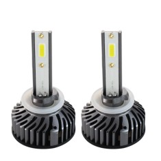 Set 2 LED-uri Auto Techstar&reg; P1, 880, 36w, 4000 Lumeni, 6500K, AUTO, 12-24 Volti, 880/881/H27, DOB, Canbus, Miez Cupru, Radiator Aluminiu