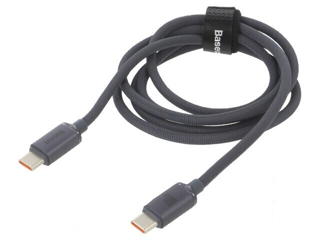 Cablu USB 2.0 USB C 1,2m negru textil