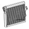 Evaporator aer conditionat, IVECO DAILY, 2014- motor 2,3 TD, 3,0 TD, aluminiu/ aluminiu brazat, 182x305x40 mm,