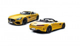 Macheta auto MERCEDES AMG GT C Roadster (2017) 1:18 galben Norev