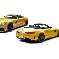 Macheta auto MERCEDES AMG GT C Roadster (2017) 1:18 galben Norev