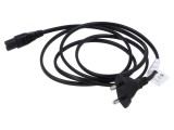 Cablu Alimentare LIAN DUNG 2x0,75mm&sup2; IEC C7 1,8m Negru PVC 2,5A LT-436X LT-503YY
