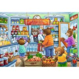 Puzzle 2x12 piese - Magazin Alimentar | Ravensburger