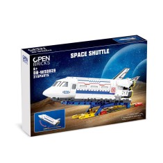 Set de constructie pentru copii, Naveta spatiala, 315 piese, +6 ani