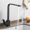 Baterie Bucatarie Monocomanda Pipa Pivotanta Cartus Ceramic Inox Negru Satin Racorduri Kit Fixare Incluse HS002 ModernLight Concept