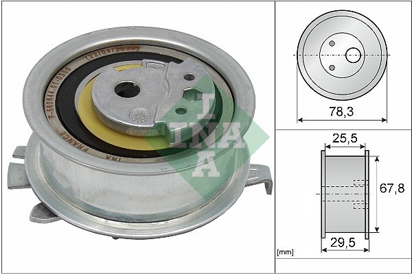 INA 531 0825 10 rola intinzator,curea distributie