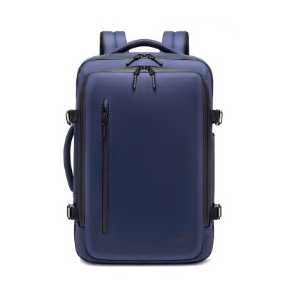 Rucsac cu Vacuum, 22-45 L, Multifunctional, Rezistent la apa, Pompa de aer inclusa ,Laptop 15.6 inchi, 46x15x32 cm, Albastru foto