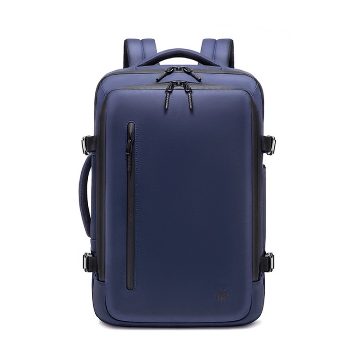 Rucsac cu Vacuum, 22-45 L, Multifunctional, Rezistent la apa, Pompa de aer inclusa ,Laptop 15.6 inchi, 46x15x32 cm, Albastru
