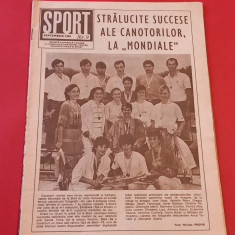 Revista "SPORT" nr.9/1989 prezentare PETROLUL PLOIESTI; Romania,Steaua