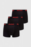 HUGO boxeri 3-pack bărbați, culoarea negru 50496723