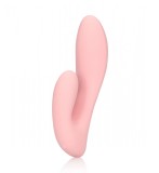 Vibrator Punctul G Loveline, 20 Moduri Vibratii, Ultra Soft Silicone, USB, Roz, 13.5 cm