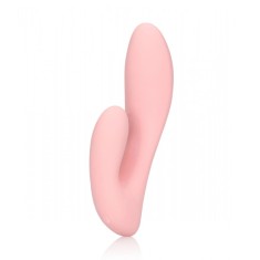 Vibrator Punctul G Loveline, 20 Moduri Vibratii, Ultra Soft Silicone, USB, Roz, 13.5 cm