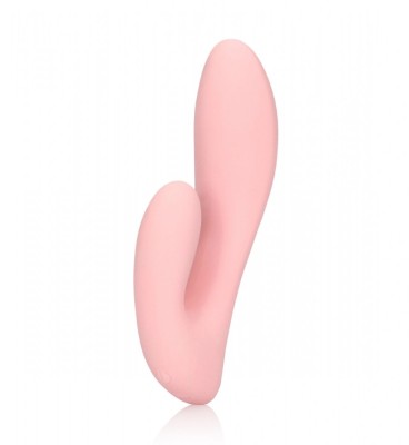 Vibrator Punctul G Loveline, 20 Moduri Vibratii, Ultra Soft Silicone, USB, Roz, 13.5 cm foto