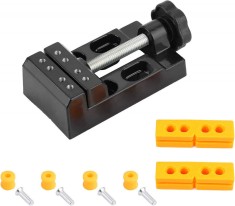 Set mini menghina, Aluminiu, 57 mm, Negru/Galben