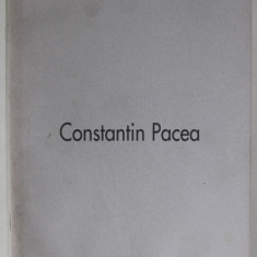 CONSTANTIN PACEA , CATALOG DE EXPOZITIE IN LIMBA SPANIOLA , 1998