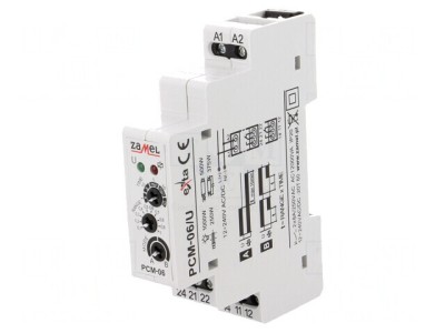 Timer Programabil DPDT 0,1s-1h 250VAC/8A 12-240V PCM-06/U foto