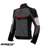 Geaca (jacheta) barbati pentru scuter - motocicleta Racing vara Seventy model SD-JR60 Thunder culoare: gri/rosu Gri/rosu 4XL