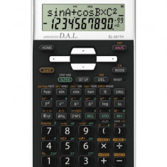 Calculator Stiintific, 10 Digits, 273 Functii, 161x80x15mm, Dual Power, Sharp El-531thwh-negru/alb