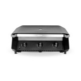Cumpara ieftin Gratar Pe Gaz Tip Plancha Cu 3 Arzatoare Si Capac, Cozze 3-B 800, 86X64.5X38Cm