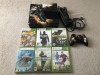 Xbox 360S 250GB + Kinect + 1 Maneta Wireless + 6 Jocuri (GTA, Kinect) - Consola Originala, Silentioasa