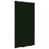 VidaXL Paravan de balcon, verde &icirc;nchis, 140 x 240 cm, țesătură oxford