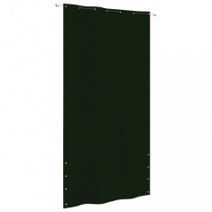 Paravan de balcon, verde închis, 140 x 240 cm, tesatura oxford GartenMobel Dekor