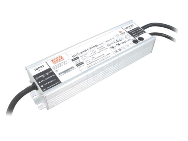 Alimentator pulsatoriu LED 240W 24V 5-10A MEAN WELL IP65
