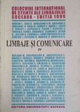 LUCRARILE COLOCVIULUI INTERNATIONAL DE STIINTE ALE LIMBAJULUI VOL.4 LIMBAJE SI COMUNICARE-FLORIAN BRATU