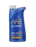 Ulei motor Mannol Classic 10W-40, 1L, HC-Synthese, API SN/SM/CF, A3/B4, MB 229.1, Renault RN0700, VW 502.00