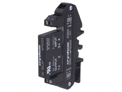Releu Semiconductor 3-32VDC 3A 3-60VDC pentru Șină DIN foto