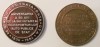 MMM - Lot 2 medalii diferite &quot;50 Ani de la Infiintarea Transporturilor Publice&quot;