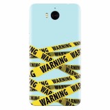 Husa silicon pentru Huawei Y5 2017, Warning