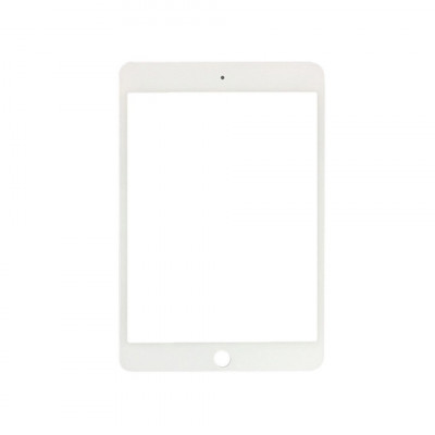 Sticla geam Oca Apple iPad Mini 4 alb foto
